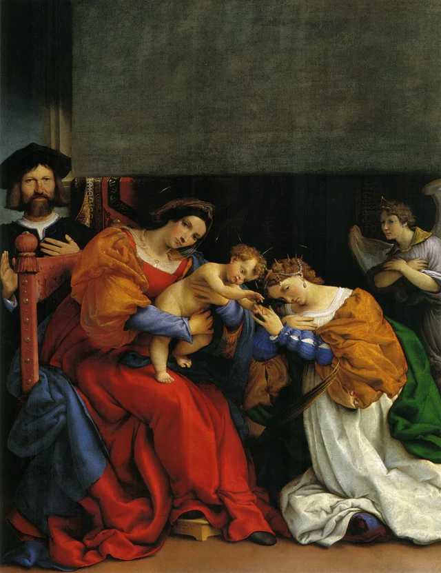 Matrimonio místico de santa Catalina de Alejandría con Niccolò Bonghi