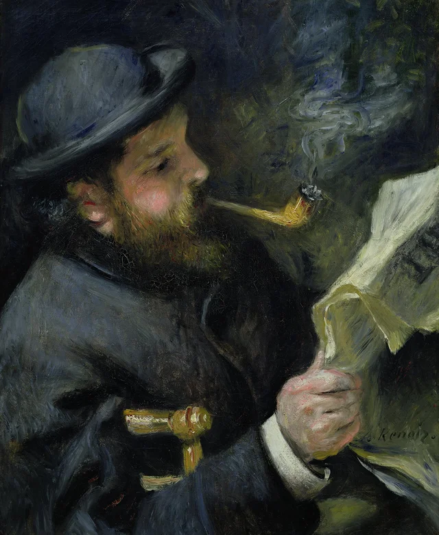 Claude Monet Reading