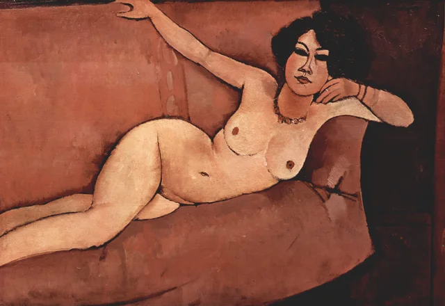 Nu sur le divan (Almaiisa)