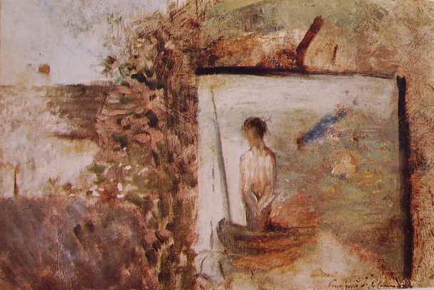 Landscape with Puvis de Chavannes' Poor Fisherman