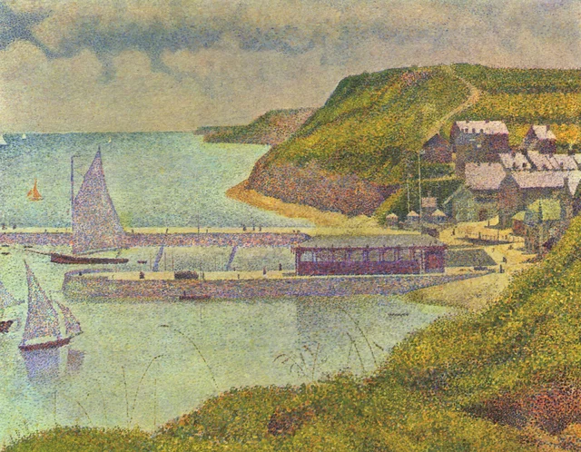 Port-en-Bessin, outer harbour, high tide