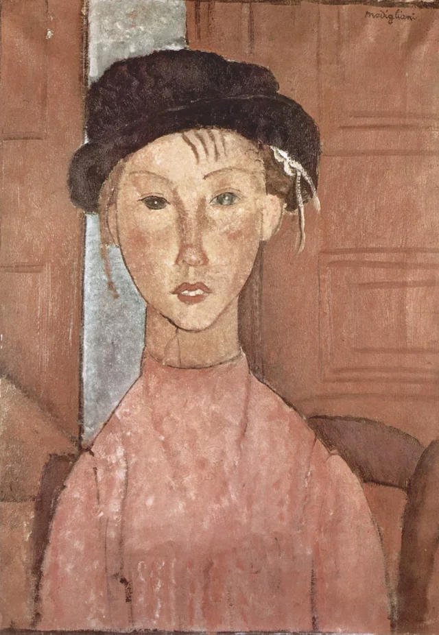 Jeune fille au chapeau