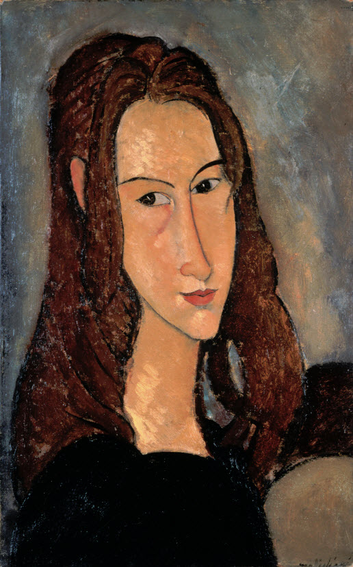 Portrait of Jeanne Hébuterne in profile