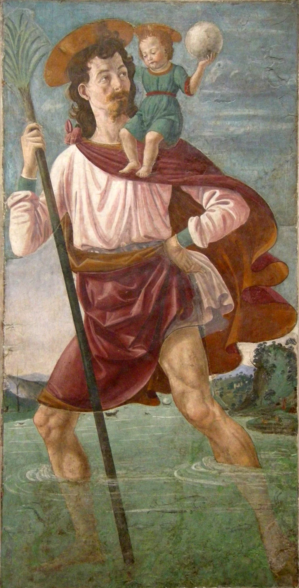 Saint Christophe et l'Enfant Jésus