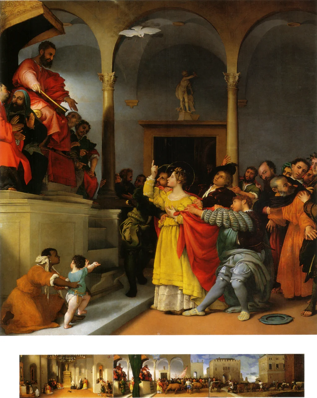 Sainte Lucie devant le juge