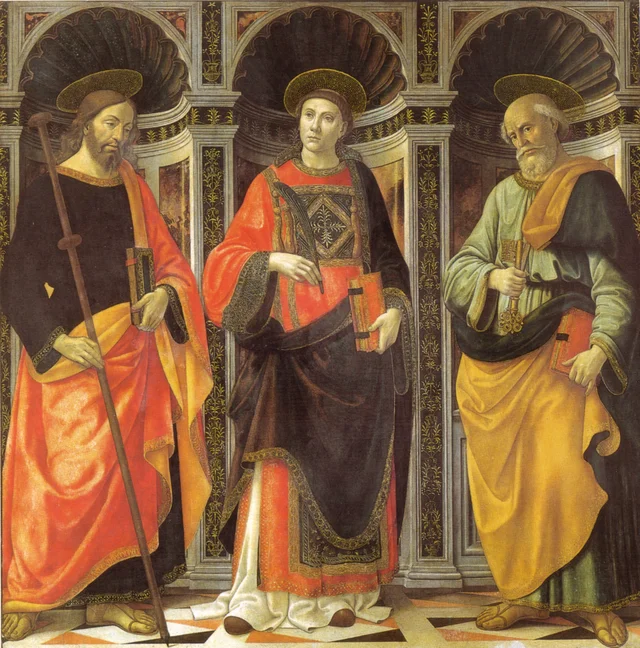 Saints Stephen, James, and Peter