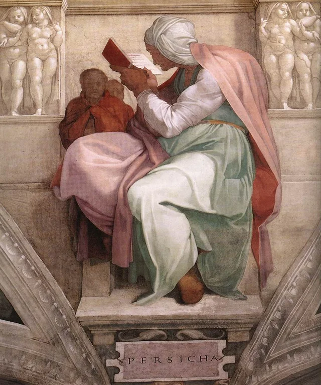 Sistine Chapel ceiling - Persian Sibyl