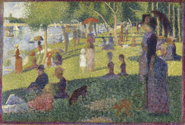 Letzte Studie für „La Grande Jatte“