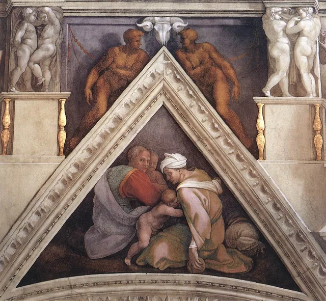 Spandrel: Uzziah, Jotham and Ahaz