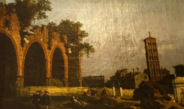 The Basilica of Maxentius and the Church of Santa Francesca Romana