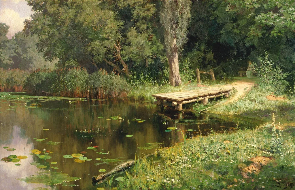 Der überwucherte Teich