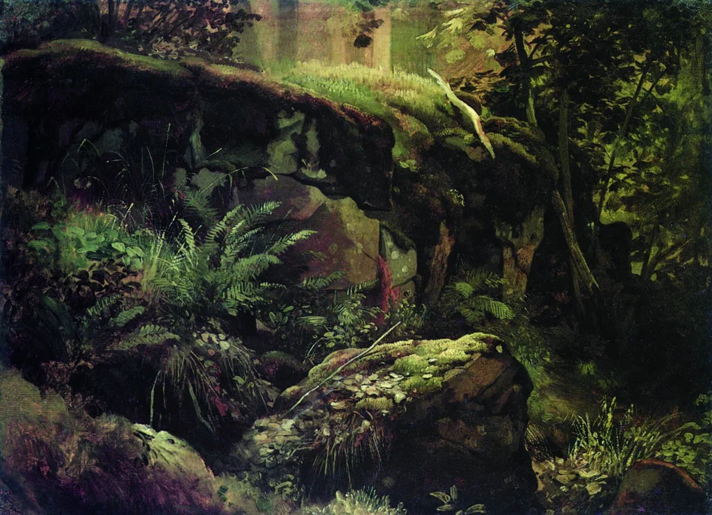 Piedras en el bosque. Valaam
