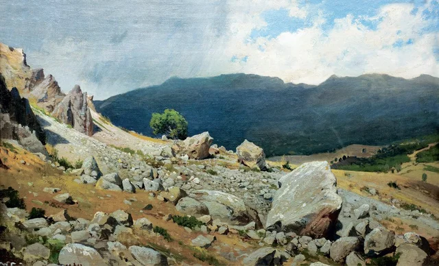 De los alrededores de Gurzuf. Estudio