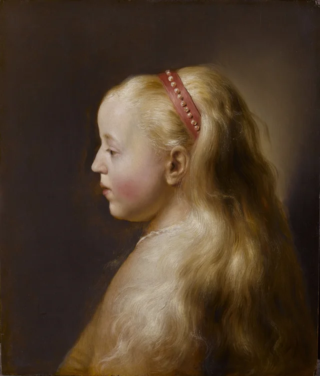 Young Girl in Profile