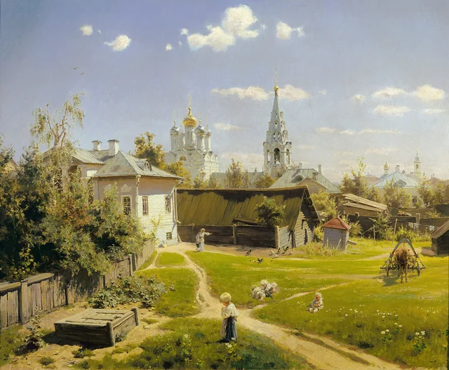 Moscow courtyard