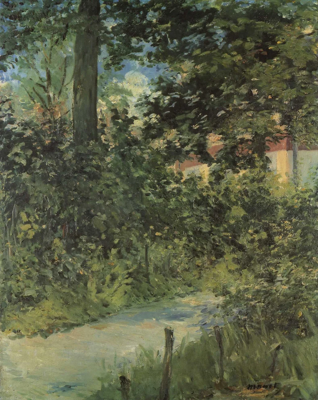 Ein Gartenweg in Rueil