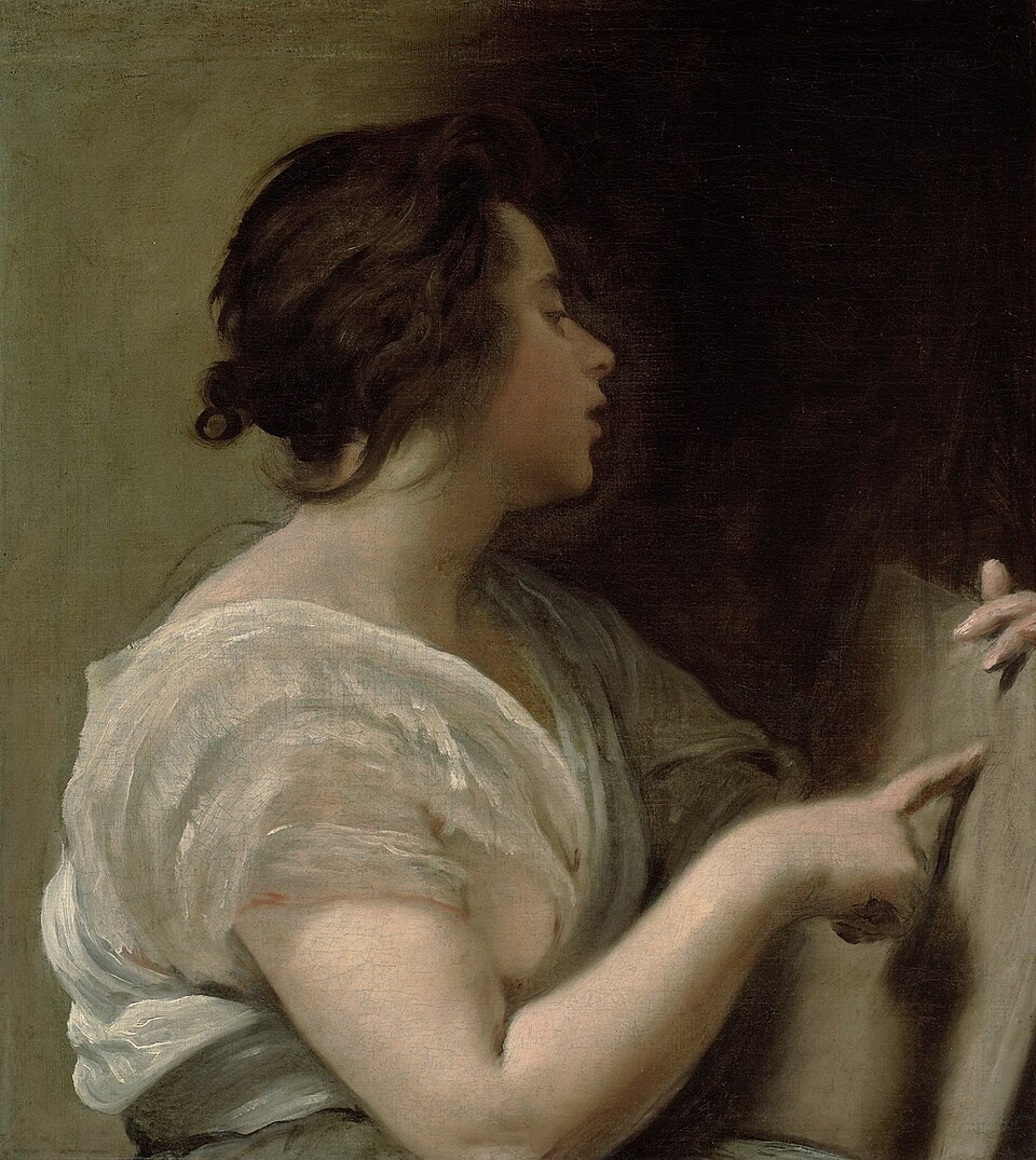 Weibliche Figur (Sibylle mit Tabula rasa)