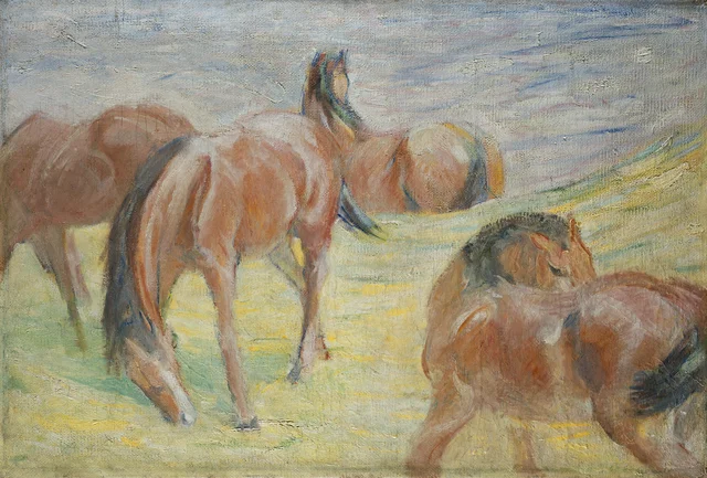 Grazing Horses I