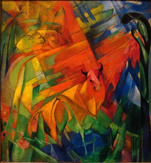 Animaux dans un paysage