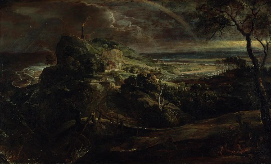 Paesaggio con il naufragio di san Paolo