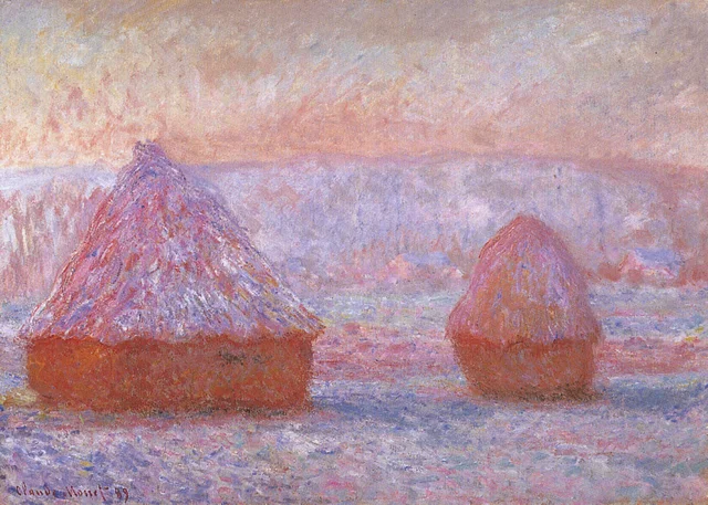 The Grainstacks, Giverny, Morning Effect
