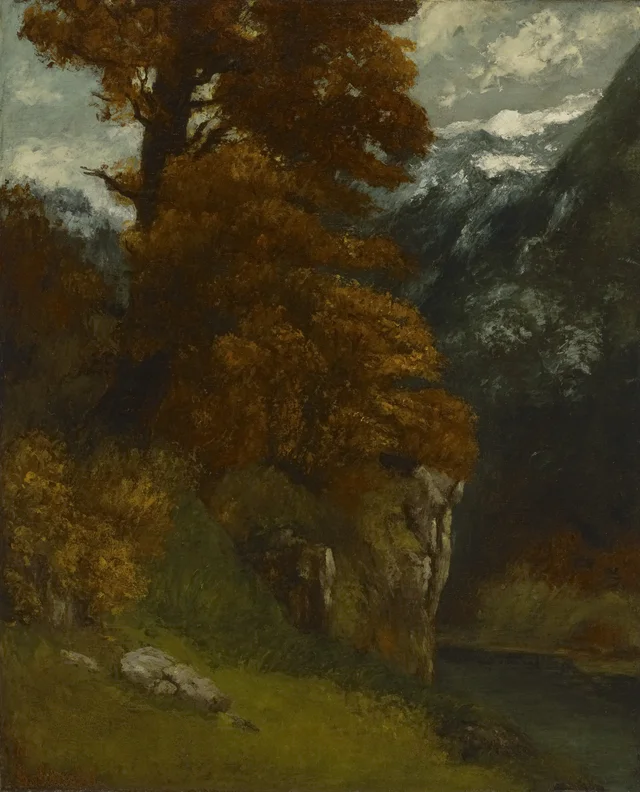 The Glen at Ornans (Bords du Doubs; Effet d’Automne)