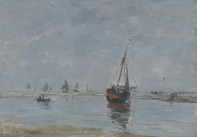 Trouville at Low Tide