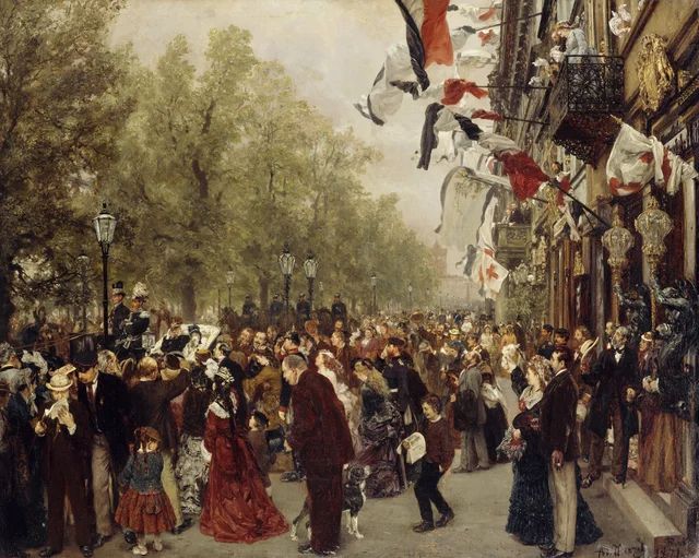 Departure of King Wilhelm I for the Army, July 31, 1870