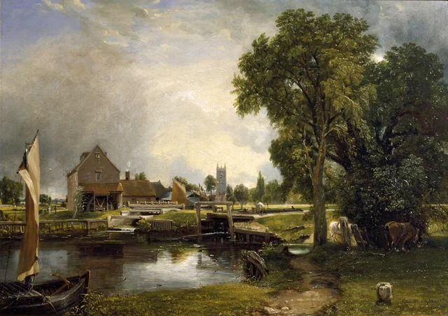 La esclusa y el molino de Dedham