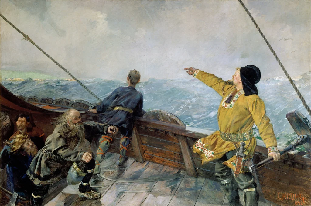 Leiv Eiriksson scopre l'America