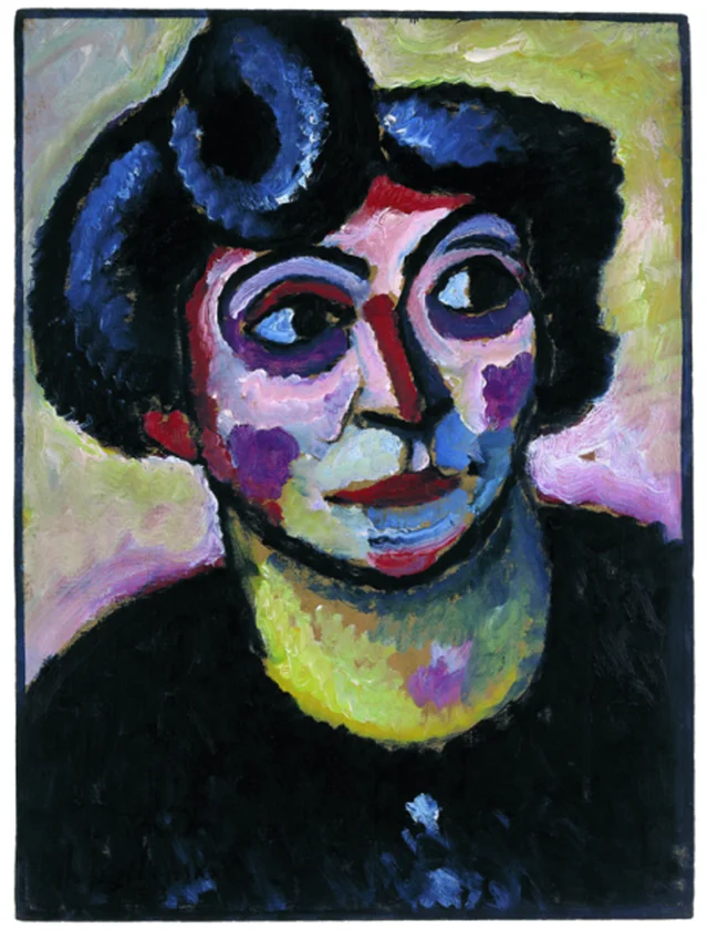 Woman with a Curl on Her Forehead