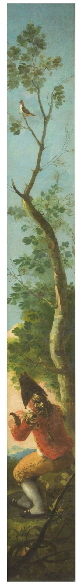 Junge mit Vogel