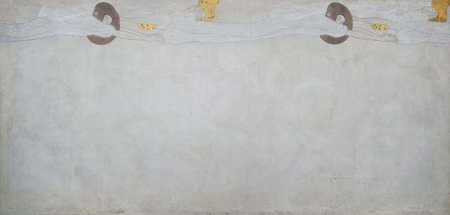 Beethoven Frieze (plate 2, left wall): Yearning for Happiness