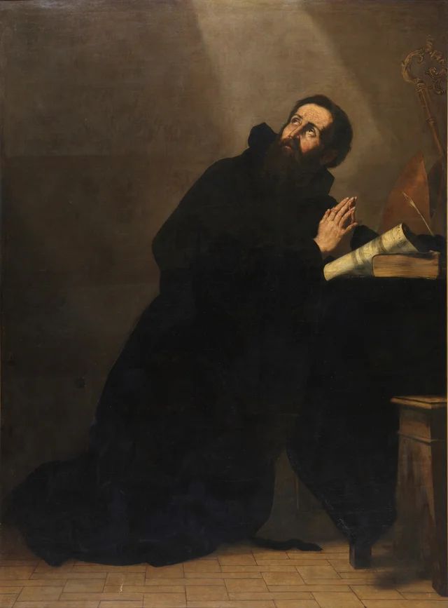 Saint Augustin en prière