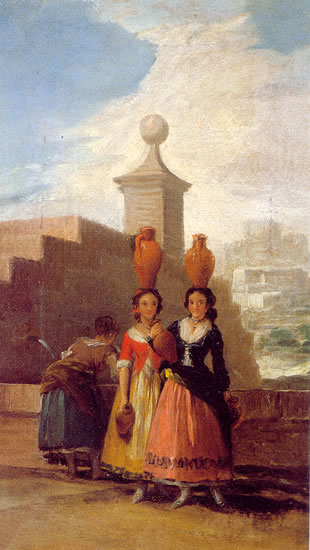 Frauen mit Krügen (Skizze)