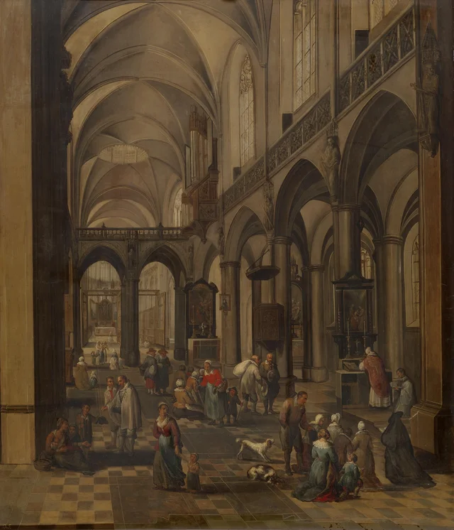 Interior of a Flemish Church