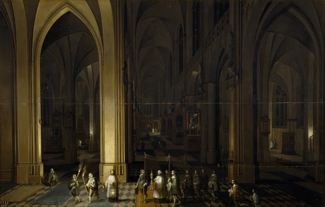 Viaticum inside a church