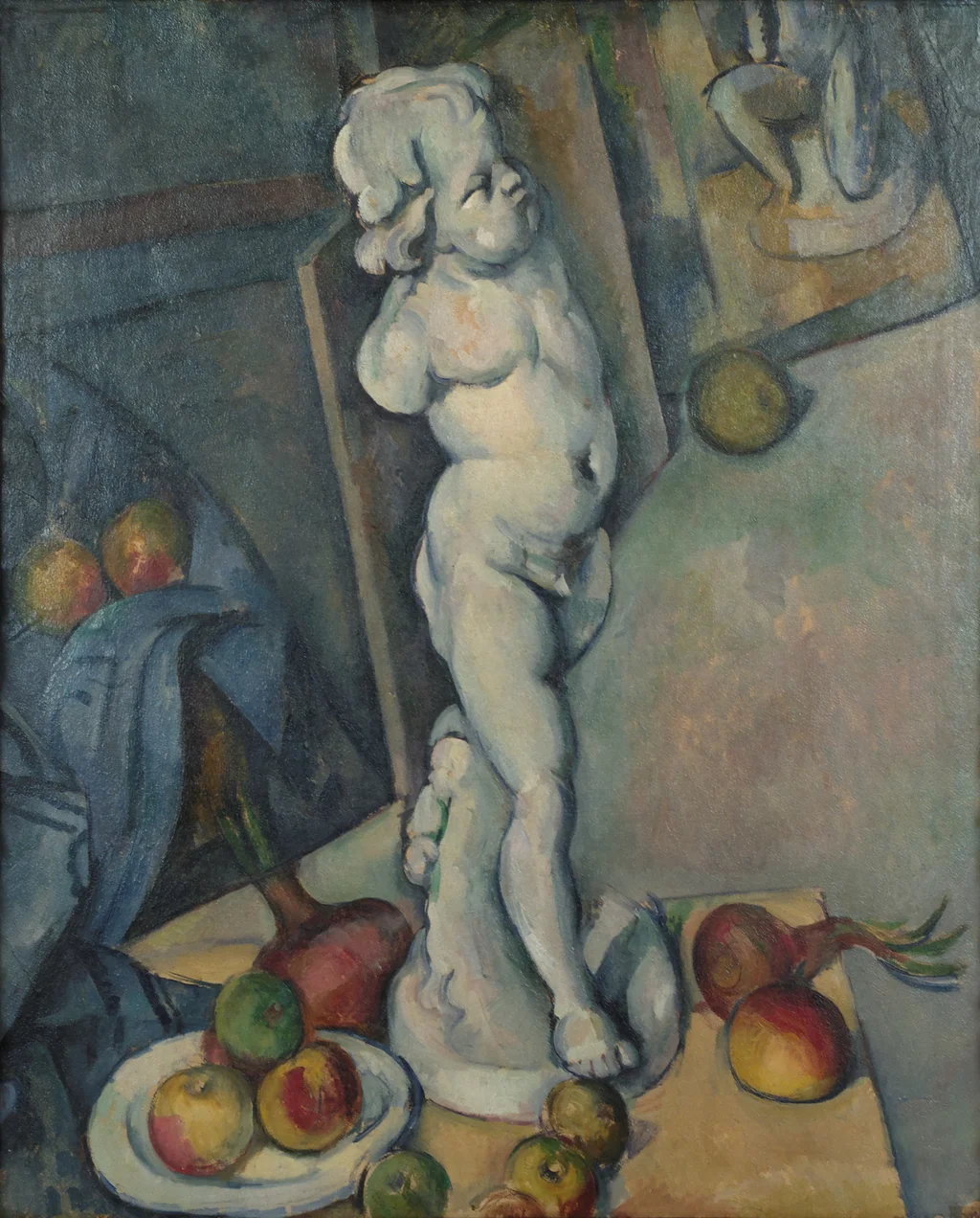 Nature morte à l'Amour en plâtre