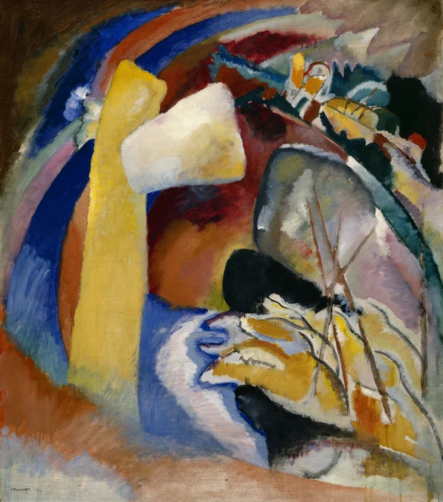 Painting with White Form (study)