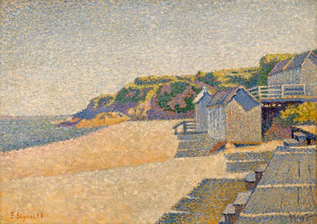 Portrieux, The Bathing Cabins, Opus 185 (Beach of the Countess)