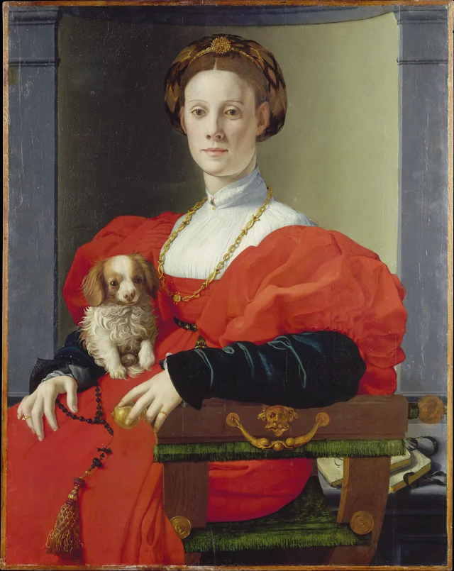 Retrato de una dama de rojo (¿Francesca Salviati?)