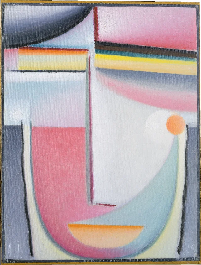 Abstract Head: Symphony in Pink