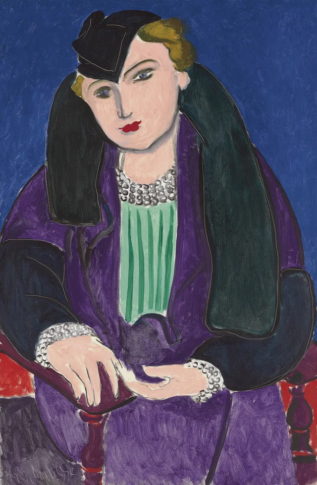 Portrait in a Blue Coat