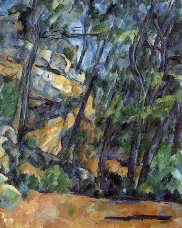 Trees and Rocks in the Park of the Château Noir