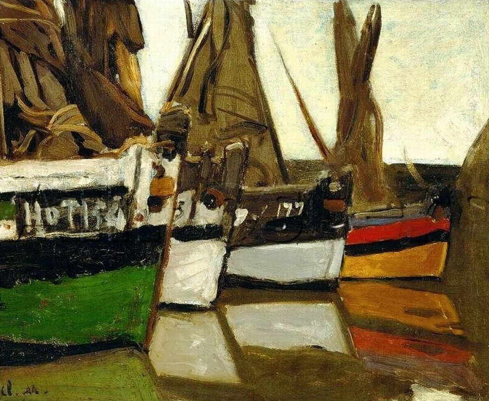 Barcos de pesca en Honfleur