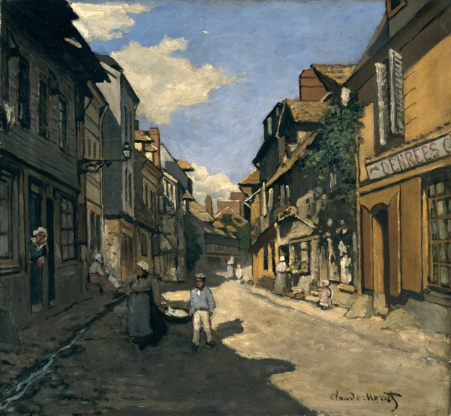 The Rue de la Bavolle at Honfleur