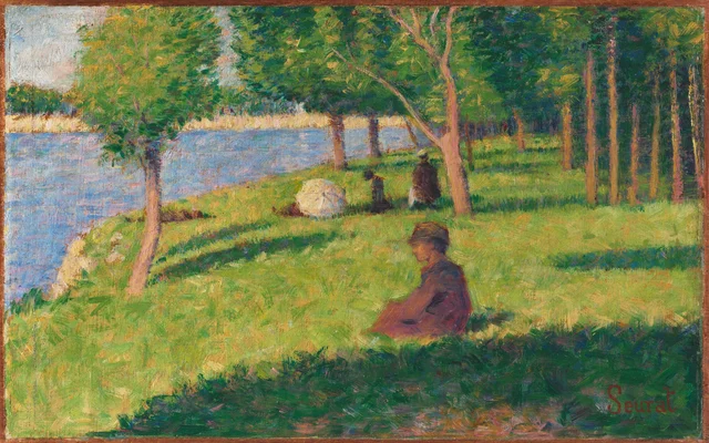 Seated Figures, Study for La Grande Jatte