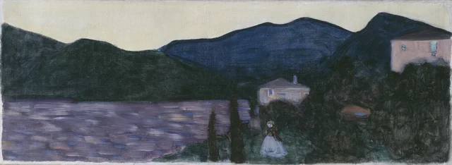 Mountain landscape with lake