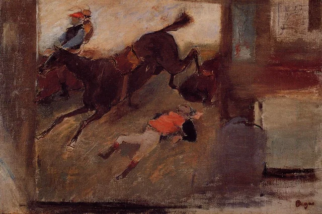 Interior del estudio con El Steeplechase