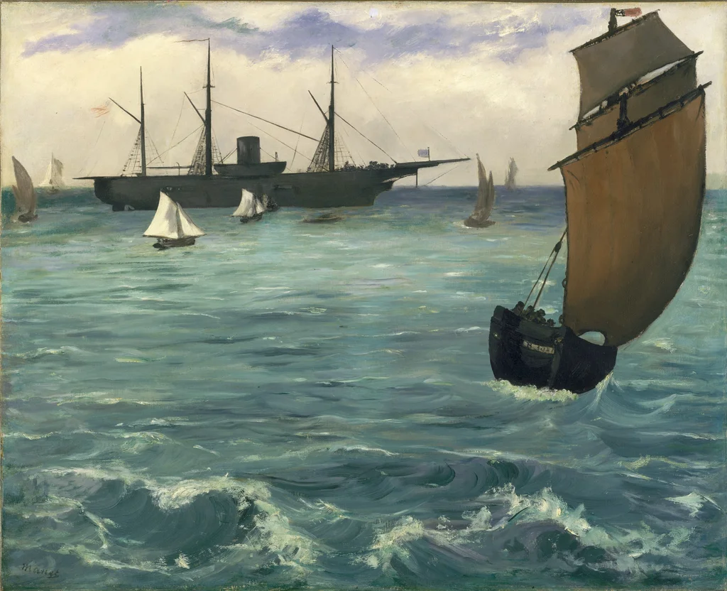 Il Kearsarge a Boulogne